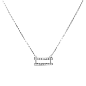 Pavé Equality Symbol Necklace - Corvo Jewelry By Lily Raven - 14k Gold Jewelry