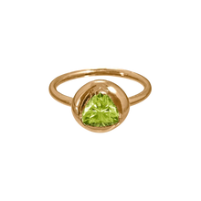 Peridot Solitaire Ring - Corvo Jewelry By Lily Raven - 14k Gold Jewelry