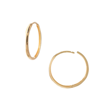 Seamless Hoops - Corvo Jewelry By Lily Raven - 14k Gold Jewelry