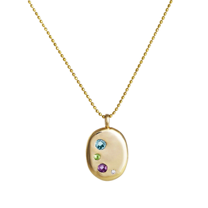 Worlds Away Necklace - Corvo Jewelry By Lily Raven - 14k Gold Jewelry