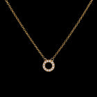 Pavé Asexual Symbol Necklace - Corvo Jewelry By Lily Raven - 14k Gold Jewelry