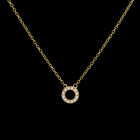 Pavé Asexual Symbol Necklace - Corvo Jewelry By Lily Raven - 14k Gold Jewelry