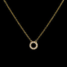 Pavé Asexual Symbol Necklace - Corvo Jewelry By Lily Raven - 14k Gold Jewelry