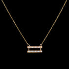 Pavé Equality Symbol Necklace - Corvo Jewelry By Lily Raven - 14k Gold Jewelry