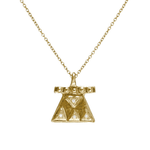 Perspective Diamond Necklace - Corvo Jewelry By Lily Raven - 14k Gold Jewelry