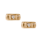 Petite Diamond Rectangle Studs - Corvo Jewelry By Lily Raven