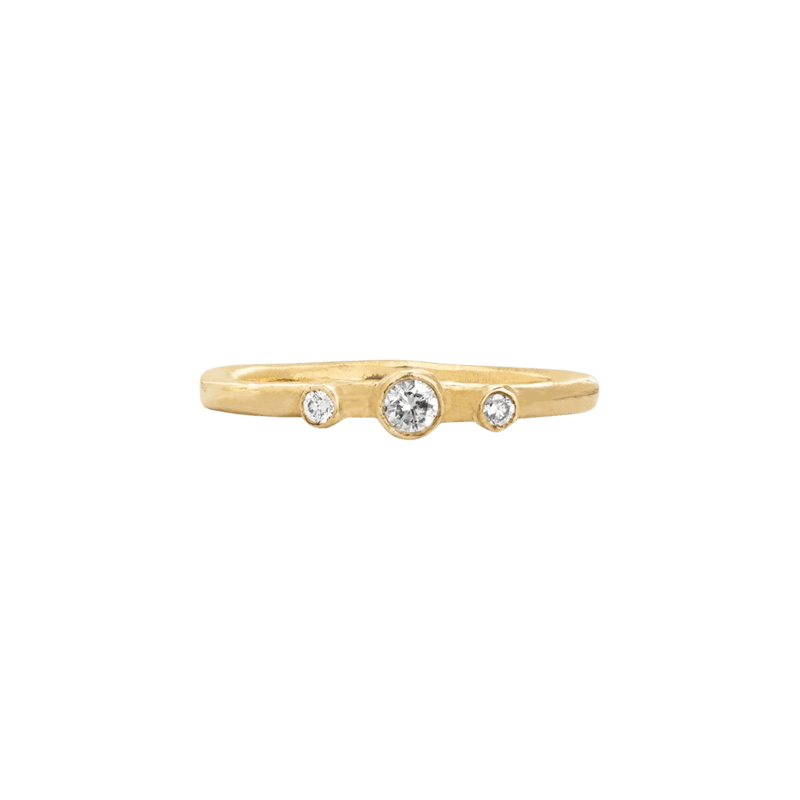 Eternal Diamond Stacking Ring - Corvo Jewelry By Lily Raven - 14k Gold Jewelry