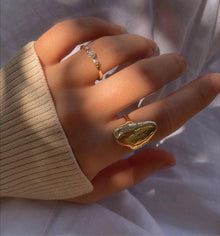 14k gold Rings - Timeless Diamond Stacking Ring - Corvo Jewelry by Lily Raven