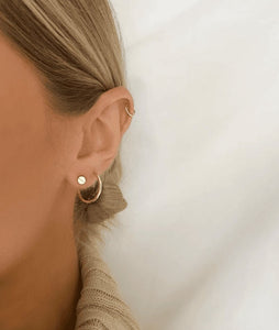 Flathead Studs - Corvo Jewelry By Lily Raven - 14k Gold Jewelry