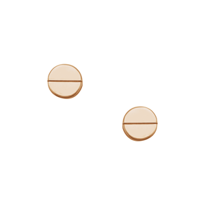Flathead Studs - Corvo Jewelry By Lily Raven - 14k Gold Jewelry