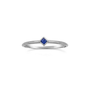 Glint Blue Sapphire Ring - Corvo Jewelry By Lily Raven - 14k Gold Jewelry