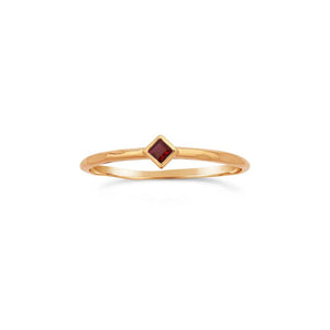 Glint Ruby Ring - Corvo Jewelry By Lily Raven - 14k Gold Jewelry