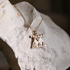 Perspective Diamond Necklace - Corvo Jewelry By Lily Raven - 14k Gold Jewelry