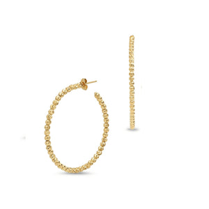 Shimmer Hoops - Corvo Jewelry By Lily Raven - 14k Gold Jewelry
