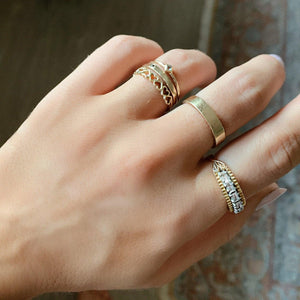 Silk Band - Corvo Jewelry By Lily Raven - 14k Gold Jewelry