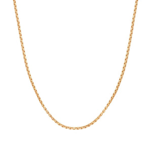 Slinky Mini Box Chain - Corvo Jewelry By Lily Raven - 14k Gold Jewelry
