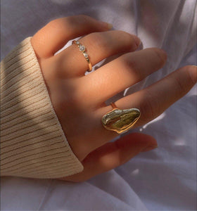 Eternal Diamond Stacking Ring - Corvo Jewelry By Lily Raven - 14k Gold Jewelry